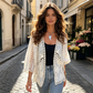 🌸 Dámský Krajkový Kardigan s Výšivkou | Otevřený Střih | 6 Barev | S–3XL | Boho Elegance ✨