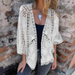 🌸 Dámský Krajkový Kardigan s Výšivkou | Otevřený Střih | 6 Barev | S–3XL | Boho Elegance ✨