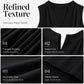 🌿Skládané šaty s V-výstřihem – lehký materiál & bez námahy elegantní