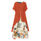 ⏳Limited-time 50% off⏰Women's Layered Look Floral Print Casual Dress💐👗