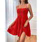 👗 Dámské šaty bez rukávů, elastické mini šaty — výhodný, rozšířený střih