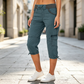 👖 Capri kalhoty cargo s vysokým pasem – praktické kapsy a volný střih pro každodenní nošení