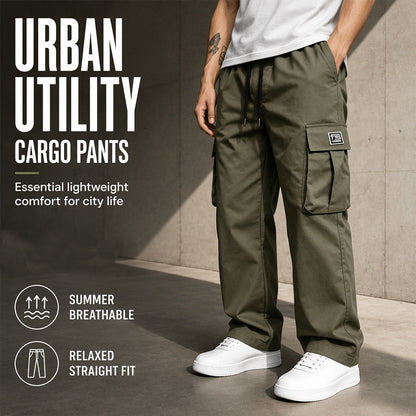 👖 Pánské cargo kalhoty ve volném střihu – Pohodlné, všestranné & s mnoha kapsami – Ideální pro každodenní nošení, outdoor i volný čas ✨