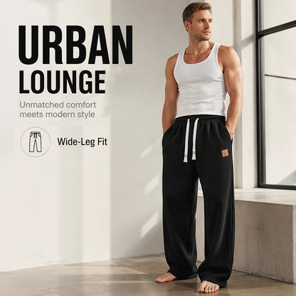 👖💨 Pánské volné tepláky - měkký materiál, volný střih, nastavitelný pas