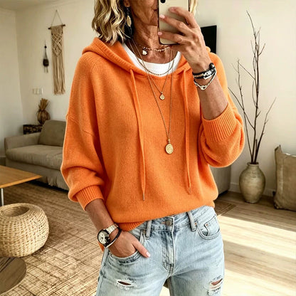 📢🎉🛍️✨Legerer Damen-Kapuzenpullover mit Kordelzug