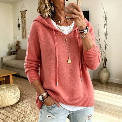 📢🎉🛍️✨Legerer Damen-Kapuzenpullover mit Kordelzug