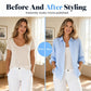 😍👚 Dámská retro kostková košile s dlouhým rukávem – bavlna a len, volný střih, 10 barev, XS–5XL
