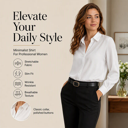 🥳2026 VELKÁ AKCE 50% SLEVA🥳💞50K+ PRODÁNO!🌸👚Nová kolekce - Saténová košile s knoflíky – Měkký, splývavý střih a všestranné kombinování pro každou příležitost