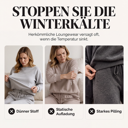 Damen Thermo-Fleece-Set mit 3D-Struktur – 2-teilig