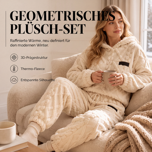 Damen Thermo-Fleece-Set mit 3D-Struktur – 2-teilig