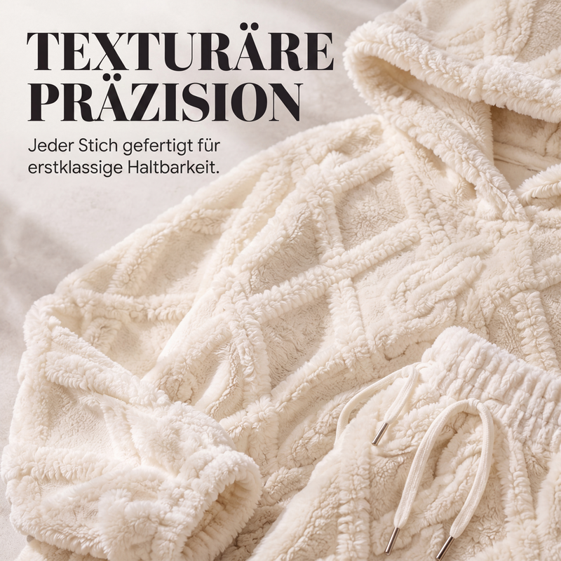 Damen Thermo-Fleece-Set mit 3D-Struktur – 2-teilig