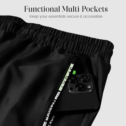 Herren-Cargohose mit mehreren Taschen und Kordelzug