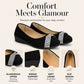 Women's Elegant Rhinestone Slip-On Flats