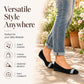 Women's Elegant Rhinestone Slip-On Flats