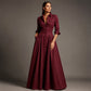 👗✨ Dlouhé dámské šaty s límečkem – elegantní, na knoflíky, s kapsami | S–2XL 🌿
