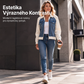 👗✨ Dámská džínová bunda s patchworkem – kontrastní bloky, prémiová džínovina, všestranný pouliční styl 👗