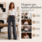 👖✨ Dámské velurové kalhoty s vysokým pasem – široké nohavice, teplé a pohodlné | S–3XL 😍