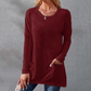 👚🌿 Dámské tričko s dlouhým rukávem – oversize, pohodlné, s kapsami | M–5XL🌟
