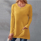 👚🌿 Dámské tričko s dlouhým rukávem – oversize, pohodlné, s kapsami | M–5XL🌟