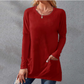 👚🌿 Dámské tričko s dlouhým rukávem – oversize, pohodlné, s kapsami | M–5XL🌟