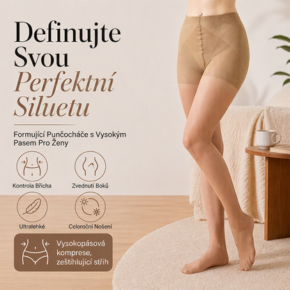 🧦Kupte 1 a dostanete 1 zdarma✨ Ultraprůhledné neviditelné punčocháče – odorné proti stahování, hebké, pohodlné a přirozený vzhled po celý den