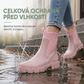 ☔💧 Dámské holínky do poloviny lýtek s pletenným lemem – 100% vodnědosné, protiskluzové, na každý deštivý den👢