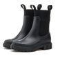 ☔💧 Dámské holínky do poloviny lýtek s pletenným lemem – 100% vodnědosné, protiskluzové, na každý deštivý den👢