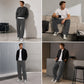 Men's Retro Striped Corduroy Pants