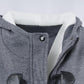 🔥🧥 Dámská zesilená středně dlouhá bunda s kapucí – zip a knoflíky, boční kapsy, 6 barev, S–4XL