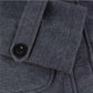 🔥🧥 Dámská zesilená středně dlouhá bunda s kapucí – zip a knoflíky, boční kapsy, 6 barev, S–4XL