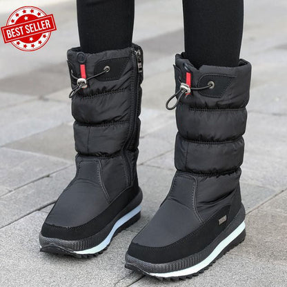 ❄️👢 Dámské prémiové sněhule – nepromokavé, neklouzavé, umělá kožešina, zip, 3 barvy, vel. 36–42