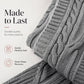 🧶🍂 Dámský dlouhý pletený kardigán s kapucí a kapsami – oversize, kabelíkový vzor, 9 barev, S–3XL