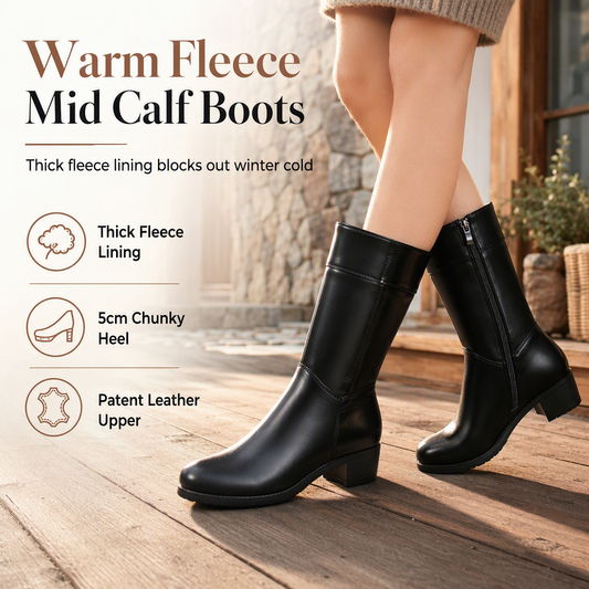 Women's Fleece-Lined Winter Martin Boots