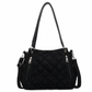 👜✨ Retro prostárná kábela s prlíhovaným vzorem – ramení, přes tělo i do ruky, 2 barvy, 33×27×15 cm