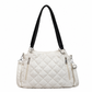 👜✨ Retro prostárná kábela s prlíhovaným vzorem – ramení, přes tělo i do ruky, 2 barvy, 33×27×15 cm