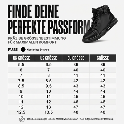 Herren-Schnürboots mit seitlichem Reißverschluss