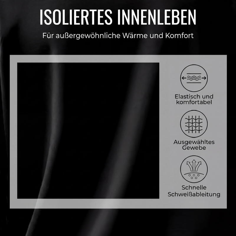Herren-Troyer mit Stehkragen und gerippten Bündchen