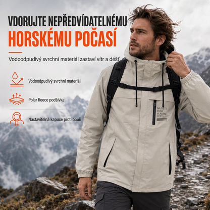🏔️Pánská venkovní větrovka s odnímatelnou kapucí🌬️🏃