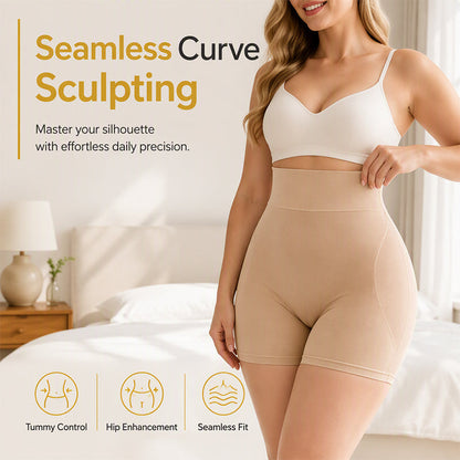 💖 Smooth & Shape | Dámské vysokopasé zpevňující tvarovací šortky s vycpávkou