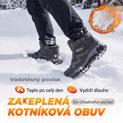 Unisexové teplé zimní venkovní kotníkové boty