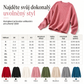 👕 Dámský volný pletený svetr s netopýřími rukávy a kul. výstřihem – 8 barev, S–3XL🔥❄️