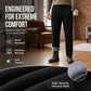👖 Pánské zimní termoizolační joggery s fleecovým vnitřkem – 2 barvy, přímý/skládaný lem, L–4XL💥