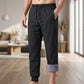 👖 Pánské zimní termoizolační joggery s fleecovým vnitřkem – 2 barvy, přímý/skládaný lem, L–4XL💥