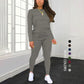 😍✨ Dámská sportovní souprava dvoudílná slim fit s dlouhým rukávem – 8 barev, S–2XL🏃