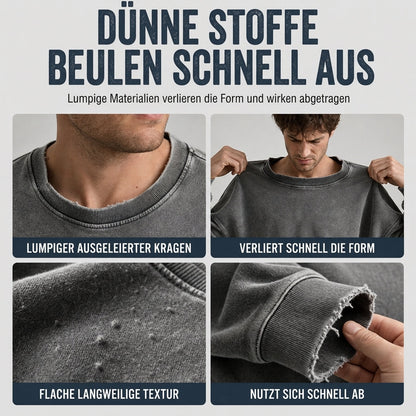 🔥✨Herren Vintage-Freizeit-Sweatshirt mit lockerer Passform