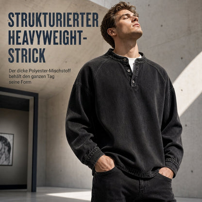 🔥✨Herren Vintage-Freizeit-Sweatshirt mit lockerer Passform