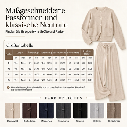 Legeres Strick-Set für Damen