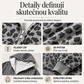 Dámská mikina na zip s leopardím vzorem