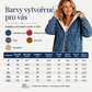 Dámská mikina na zip s leopardím vzorem