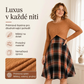 🍂🔥 Dámská souprava: koskované šaty do A + pletený crop top – 11 barev, S–2XL 💯